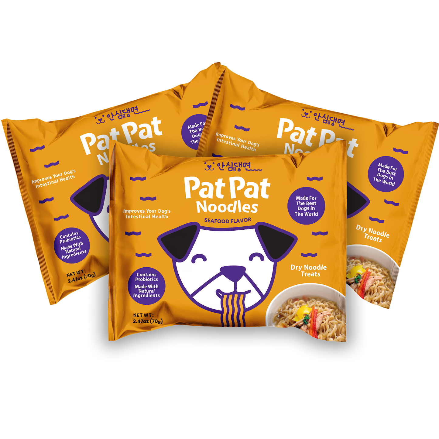 Pat Pat Noodles - Probiotic Ramen for Dogs